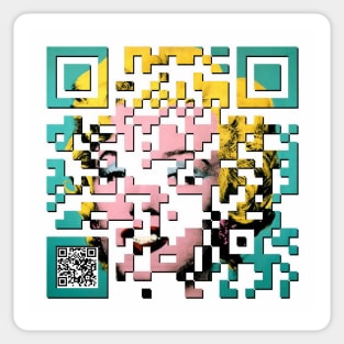 QR Marilyn Sticker